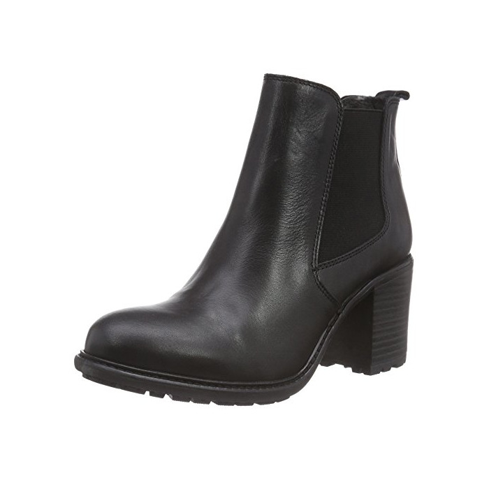 Fashion Buffalo London ES 30510 Garda, Botas Chelsea para Mujer, Negro-Schwarz