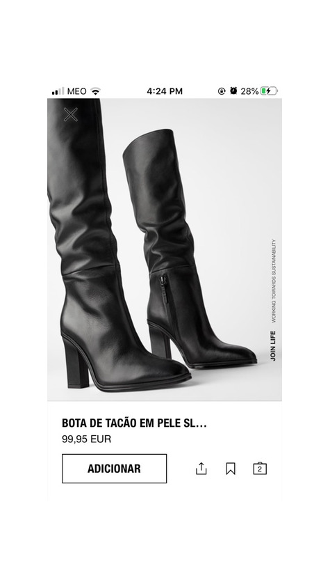 Producto Botas altas