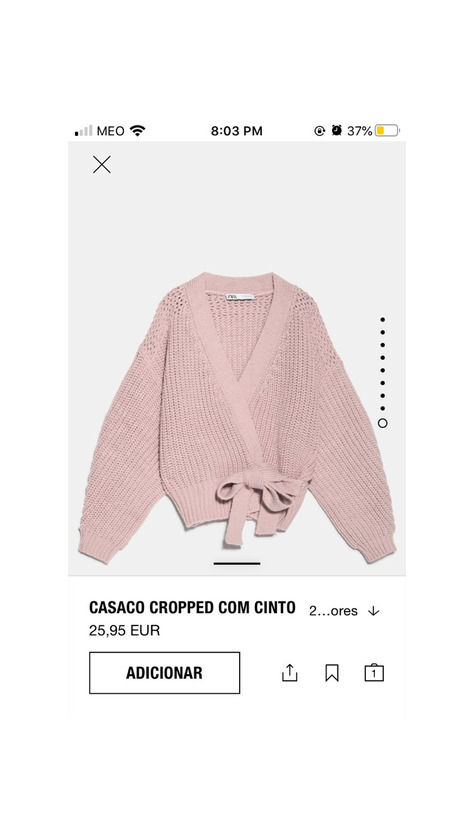 Producto Casaco malha