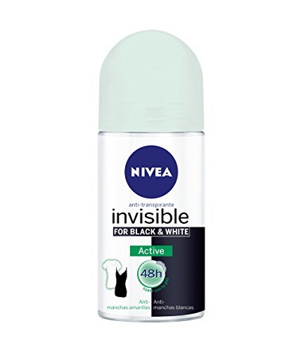 Social NIVEA Desodorante Roll-On Invisible For Black & White Active