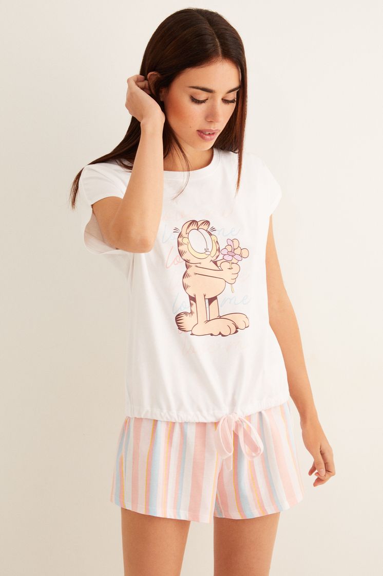 Fashion Pijama curto Garfield | Pijamas curtos 