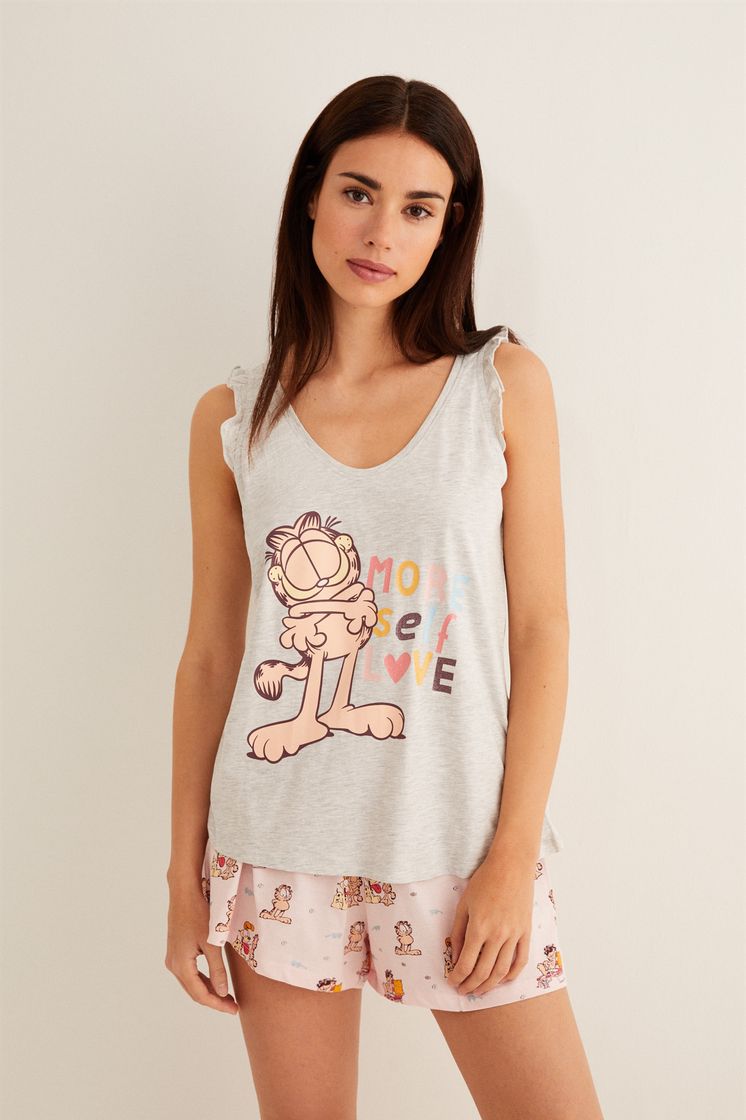 Fashion Pijama curto Garfield | Pijamas curtos 