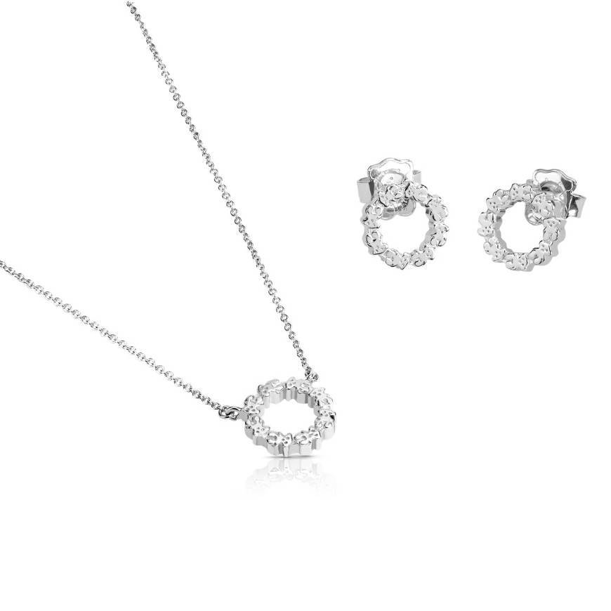 Social Conjunto coleção Straight em Prata - TOUS