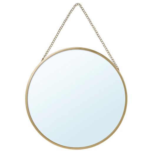 LASSBYN Espelho, dourado, 25 cm - IKEA