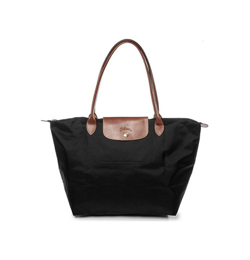 Longchamp - Bolsa de Sintético Mujer, color Negro, talla 19x30x31 cm