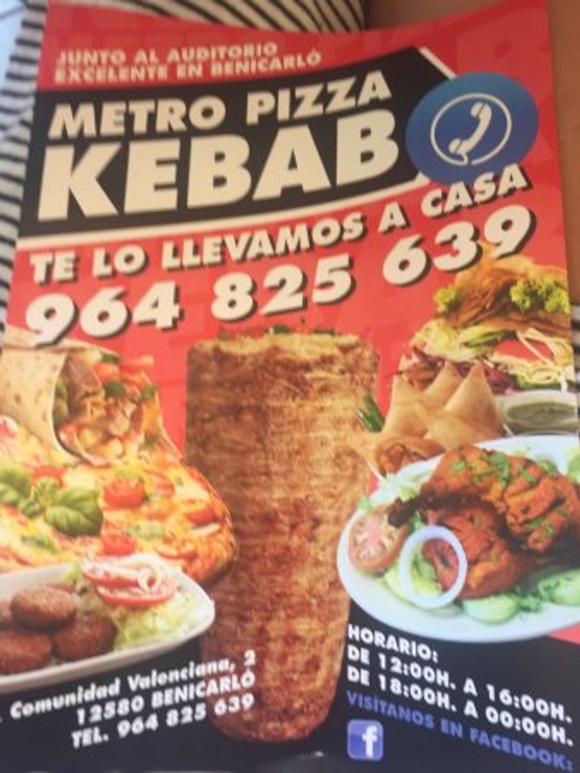 Restaurantes Metro pizza kebab