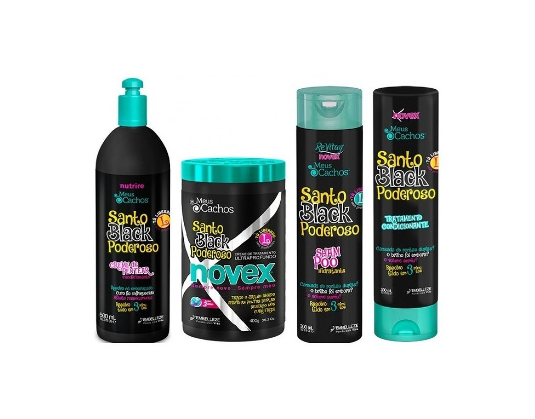 Novex Santo Black Poderoso 