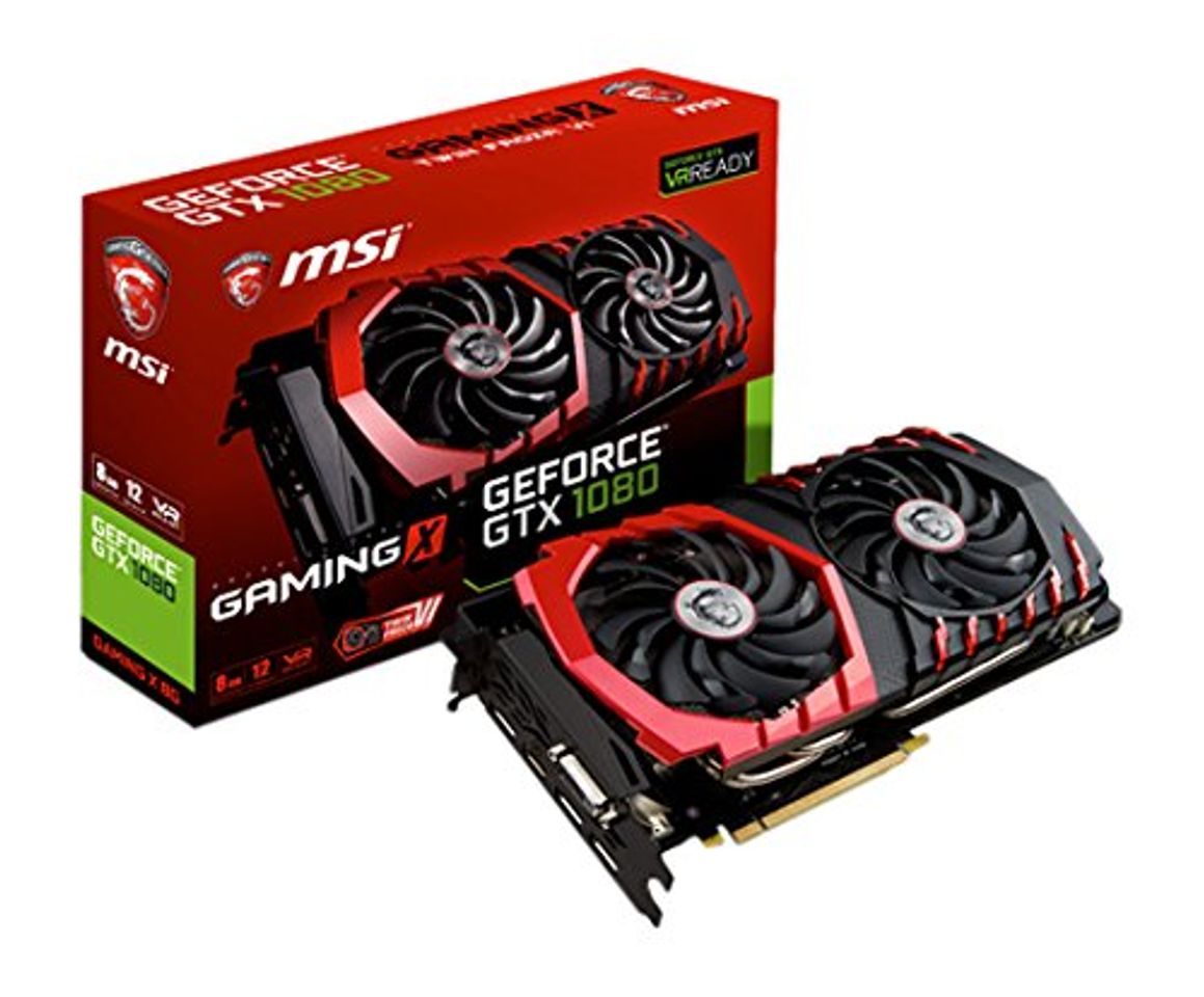 Electronic MSI GeForce GTX 1080 Gaming X 8G - Tarjeta gráfica