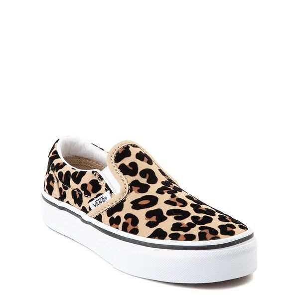 Moda Vans Slip On Skate Shoe - Little Kid / Big Kid - Leopard | Journeys