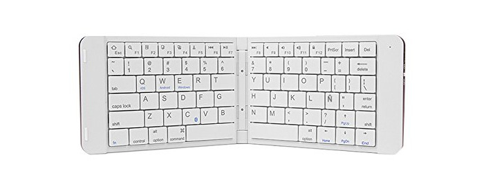 Product Leotec Mini Teclado plegable Bluetooth Blanco