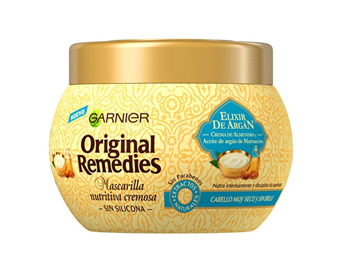 Beauty Garnier Original Remedies Mascarilla Nutritiva Cremosa Elixir de Argán - 6 Paquetes