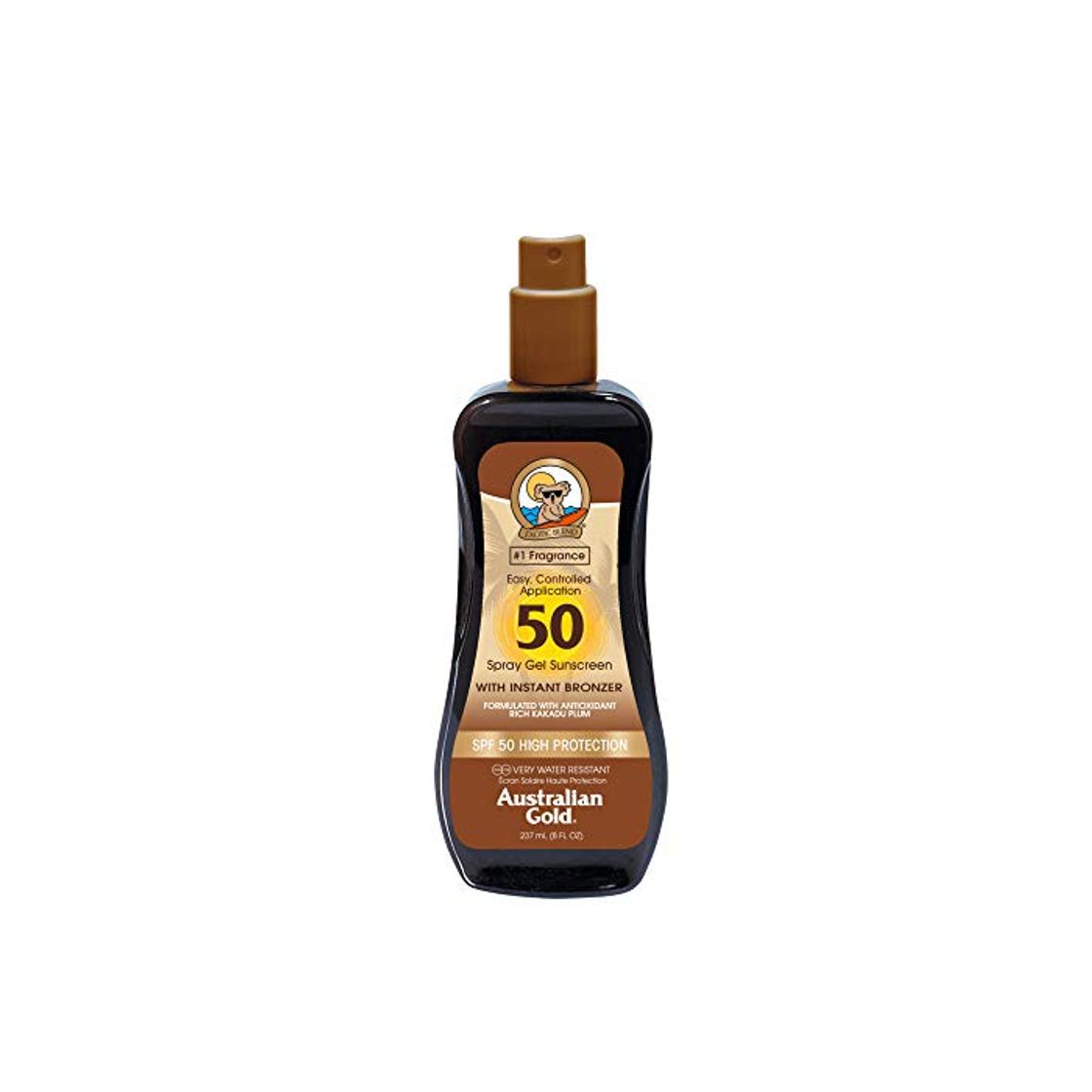 Producto Australian Gold Sunscreen Spf50 Spray Gel With Instant Bronzer 237 Ml