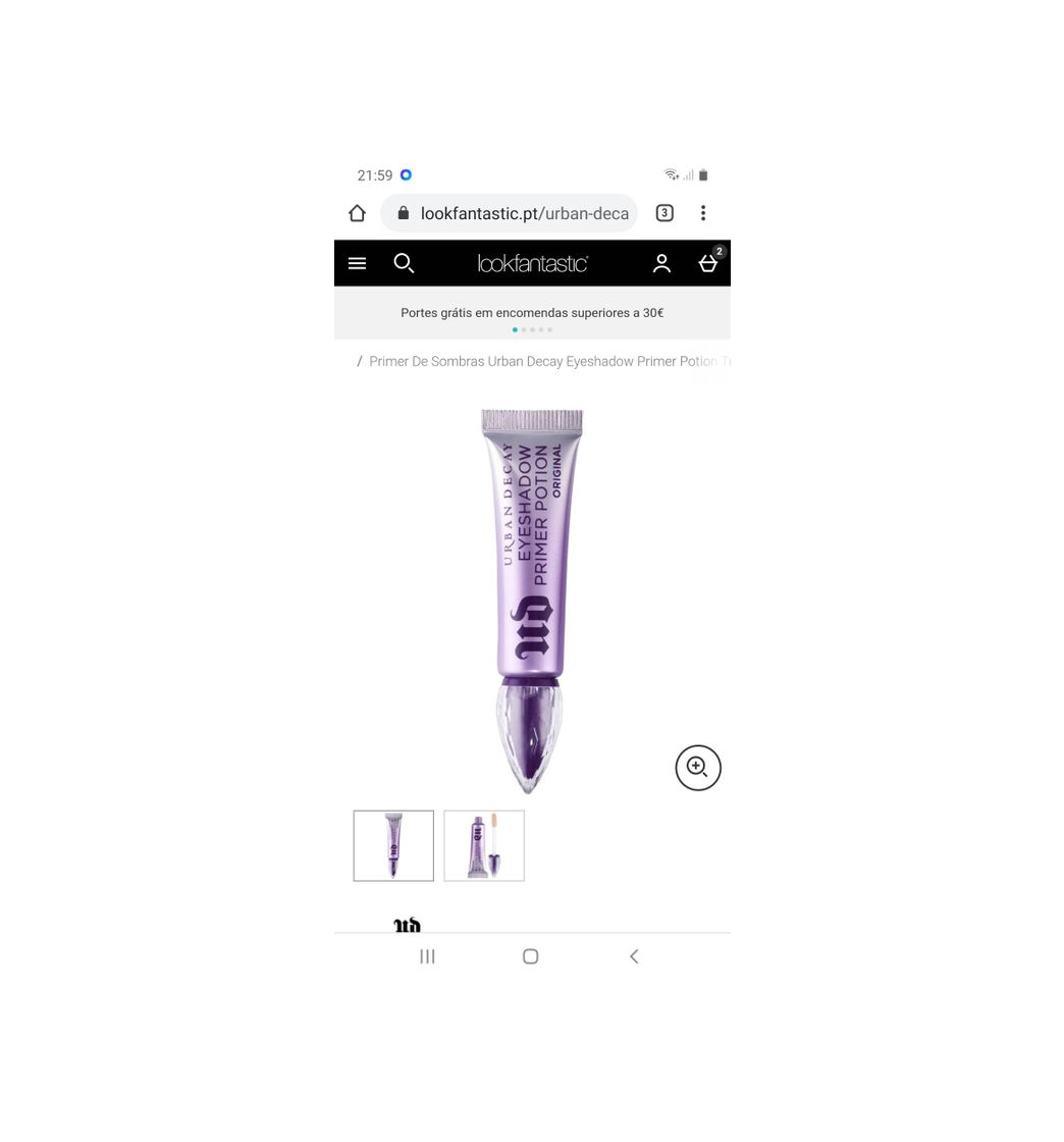 Product Primer Urban Decay