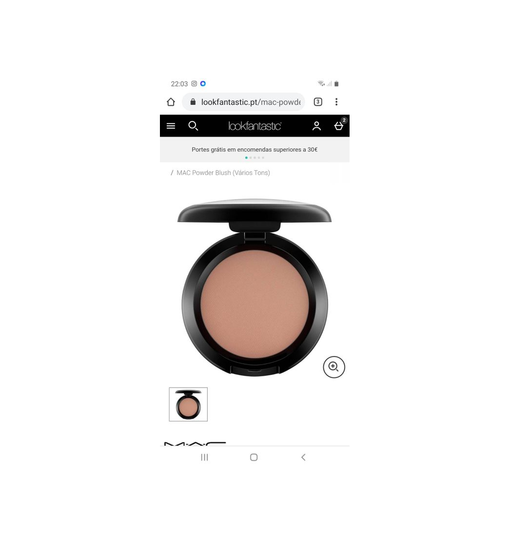 Product Blush Mac