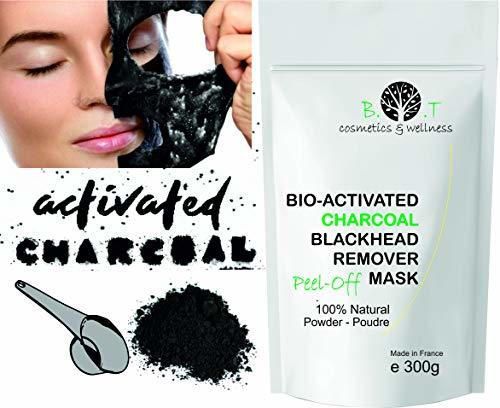 Mascarilla Exfoliante peel-off Carbón activo anti puntos negros 300g Mascara de Alginatos