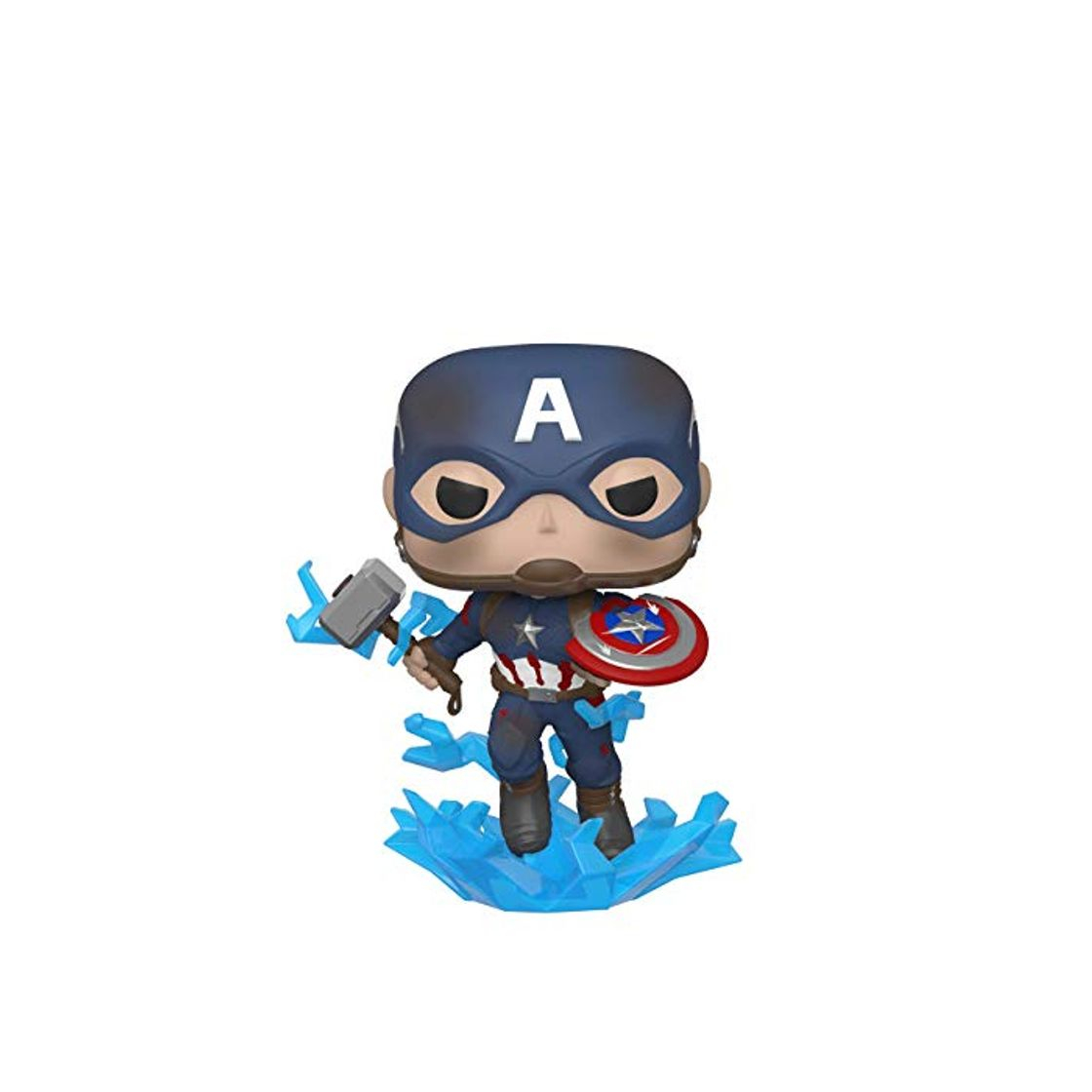 Juego Funko- Pop Marvel: Endgame-Captain America w/BrokenShield & Mjolnir Capt A w/BrokenShield&Mjolnir Collectible