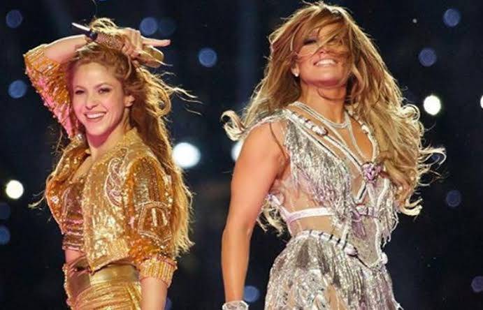 Fashion SHAKIRA Y JLO, SUPER BOWL 