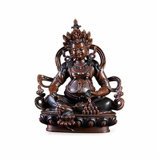 Estatua del Dios de la abundancia Dios de la riqueza tantra tibetano