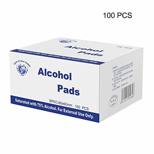 Productos OWSOO 100 Piezas Hisopos de Alcohol