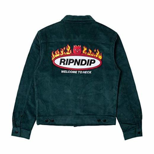 Ripndip Welcome to Heck Corduroy Jacket Verde Oscuro L