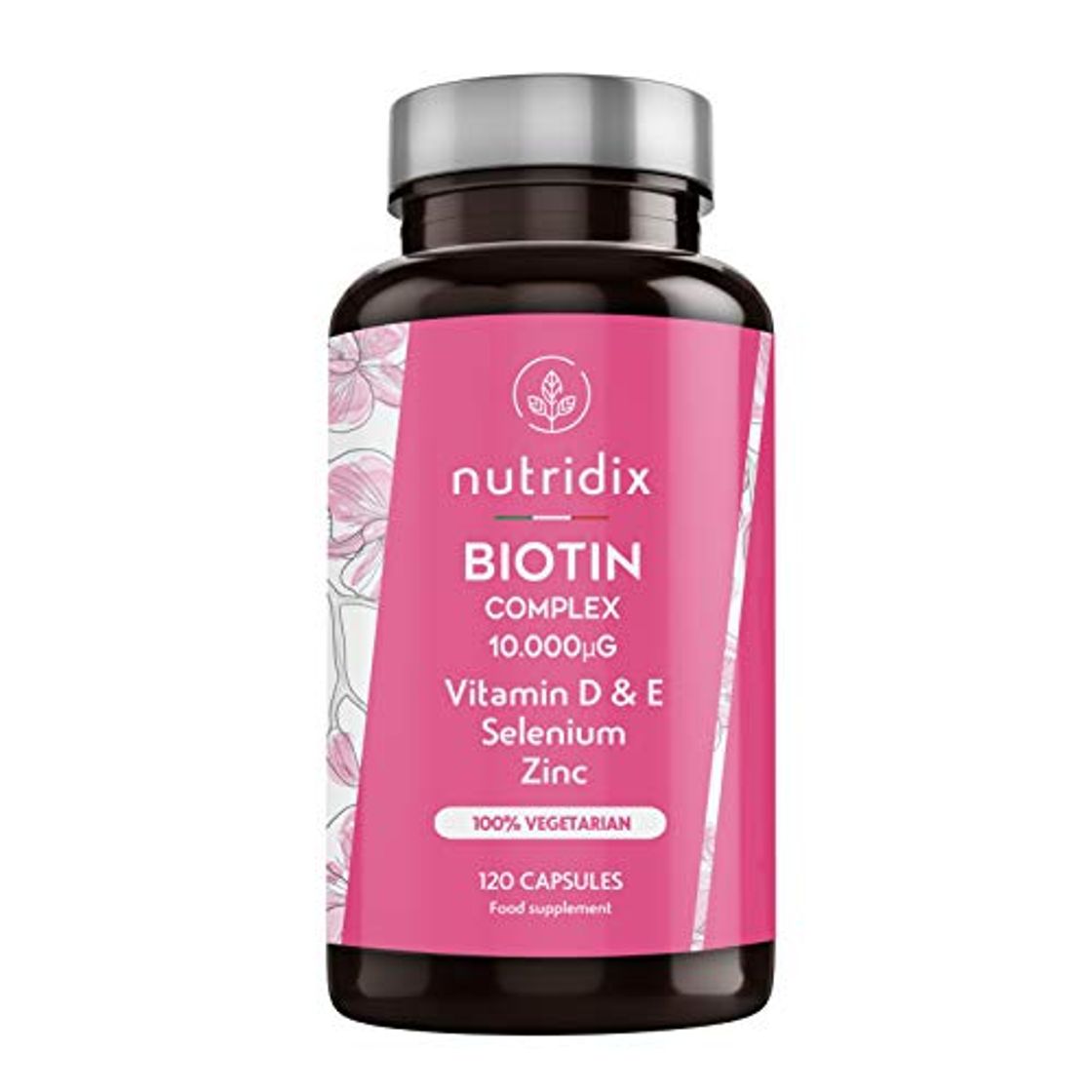 Product Biotina 10.000 mcg por dosis - Crecimiento del Cabello y Mantenimiento de