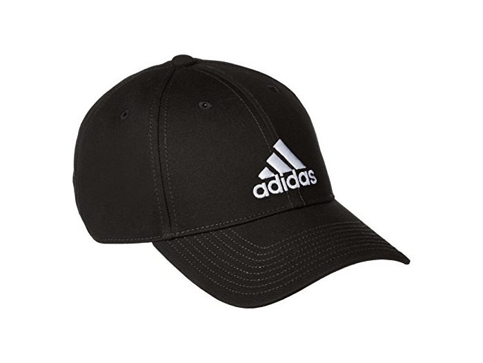 Fitness adidas 6P Cotton Gorra de Tenis, Hombre, Negro