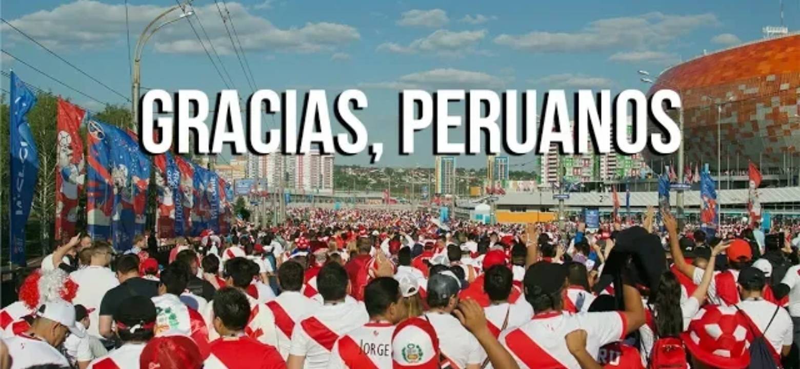 Fashion GRACIAS , PERUANOS LA MEJOR HINCHADA DEL MUNDO ❤