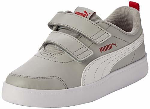 PUMA Courtflex V2 V PS, Zapatillas Unisex Niños, Gris