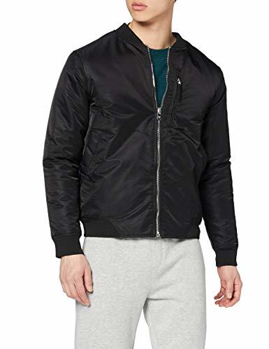 Fashion JACK & JONES Jcoeight Chaqueta Bomber, Negro