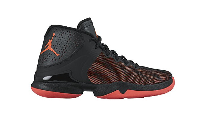 Social Nike Jordan Super.Fly 4 PO BG, Zapatillas de Baloncesto para Niños, Negro/Rojo