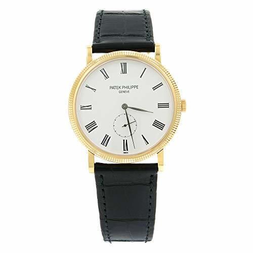 Patek Philippe Calatrava Reloj Blanco de 18 Quilates para Hombre Blanco con