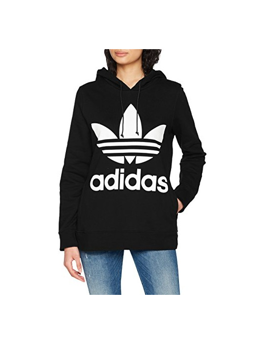 Productos adidas Trefoil H Sudadera con Capucha, Mujer, Negro