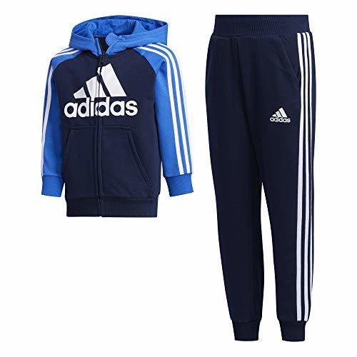 Product adidas LK B Ft Tracksu Conjunto Deportivo, Unisex niños, Maruni/Azul/Maruni, 140