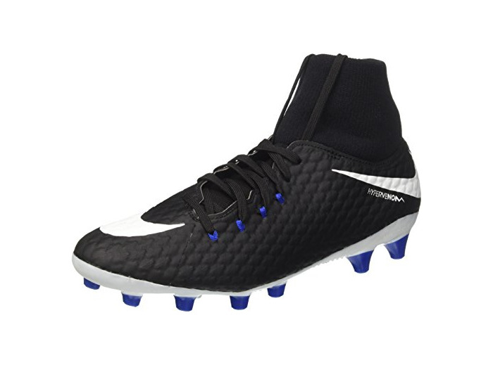 Product Nike Hypervenom Phelon 3 DF AG-Pro, Zapatillas de Fútbol para Hombre, Negro