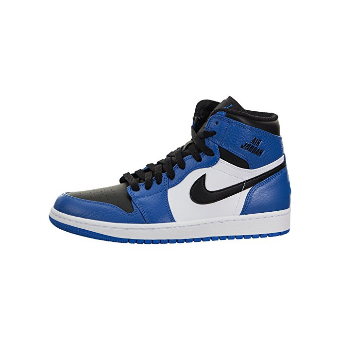Social Nike Mens Air Jordan 1 Retro High Basketball Shoe Soar/Black-White 8