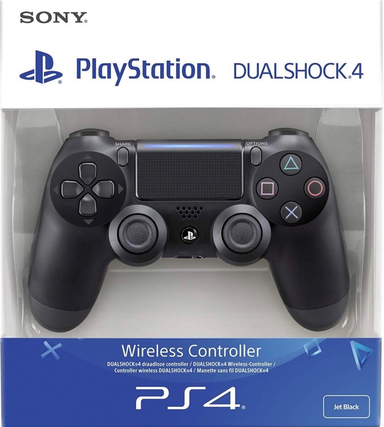 Moda Sony - Dualshock 4 V2 Mando Inalámbrico, Color Negro V2 (PS4