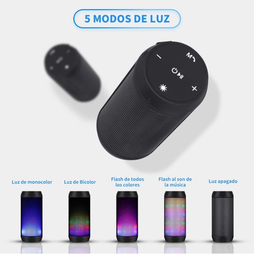 Moda ELEHOT Altavoz Bluetooth Portatil 