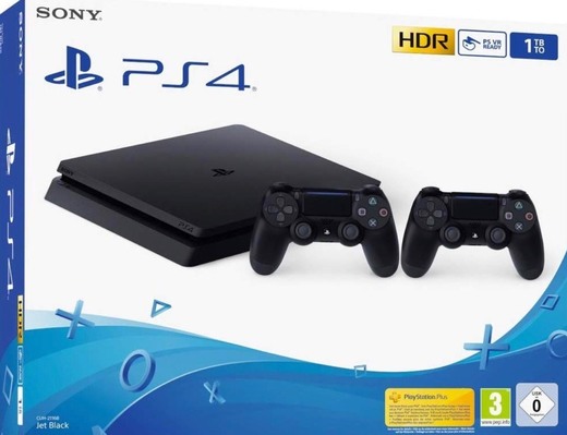 PlayStation 4 (PS4) Sony-Negro 