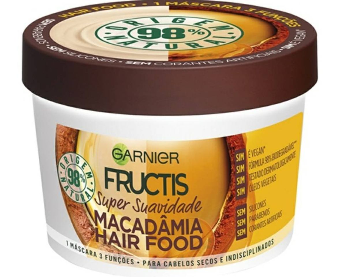 Máscara Fructis Hair Food Macadamia