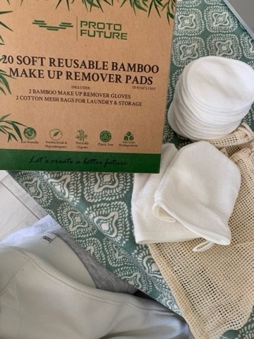 Social 20 discos reutilizables de tela