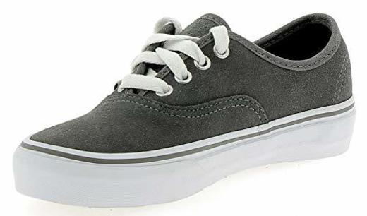 VANS Furgonetas Aute'nticos Zapatos Nios Piel Gris 3Y71UU