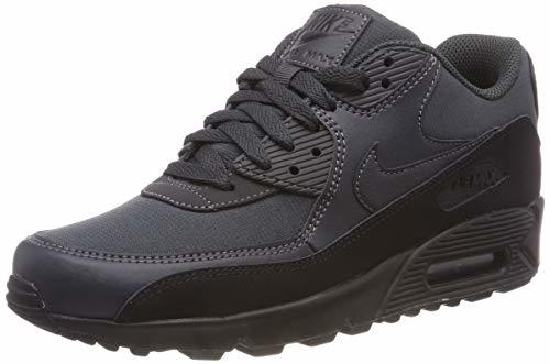 Moda Nike Air MAX 90 Essential, Zapatillas para Hombre, Negro