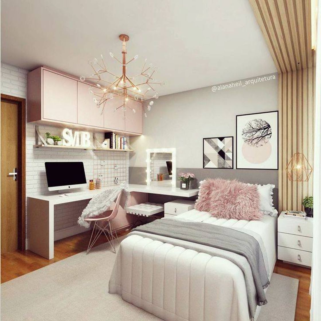 Social Quarto moderno simples