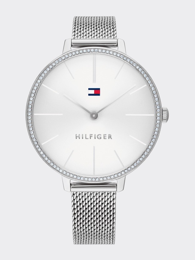 Product Relógio prateado tommy hilfiger mulher