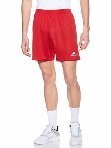 adidas Parma 16 SHO Sport Shorts, Hombre, Rojo/Blanco
