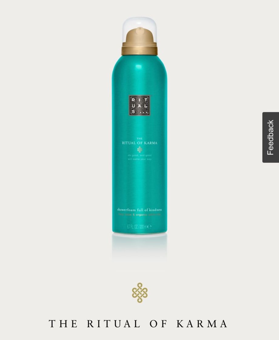 Products The Ritual of Karma Foaming Shower Gel