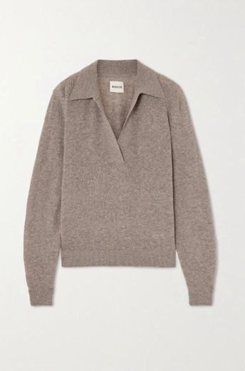 KHAITE Jo cashmere-blend sweater