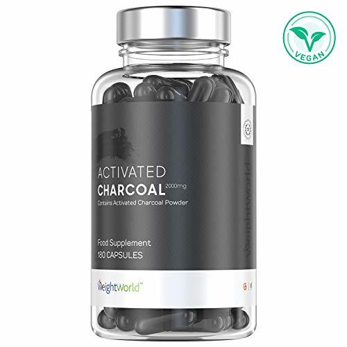 Social Carbón Vegetal Activado 180 Cápsulas Dosis 2000 mg, Vegano
