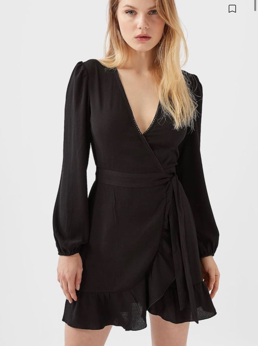 Social Vestido mini com folho 