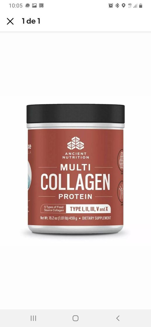 Social Nutrición Antigua Multi Colágeno Proteína en Polvo - 459 G F
